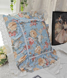 1 Piece Decorative Pillowcases Ruffle Design Pillow Cover Rustic Lace Pillowcase Bed Princess Throw Pillow Case
