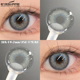 1pair Colored Contact Lenses Blue Eyes Lenses Gray Beautiful Pupils Natural Brown Eye Contact Green Makeup Lens Yearly