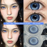 1 Pair Color Contact Lenses for Eyes With Diopters Prescription Green Eye High Quality Beauty Pupil New Free Shipping