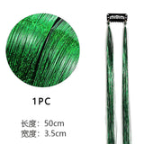 Popxstar Shiny Threads Glitter Hair Tinsel Kit Gold Silk Hair Glitter String Extensions Accessories for Women Headdress