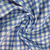 Blue White Plaid Ruffle Tablecloth Cotton Linen Dining Table Cover for Kitchen Party Wedding Home Decor Rectangular Table Cloth