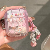 Cute 3D Cartoon Rabbit Headphones Case For AirPods 4 3 2 1 Pro2 Cover TPU Headphone Coque For AirPods 4 4th 3rd Pro 2 2nd Cases