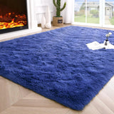 Popxstar Fluffy Rugs for Bedroom Fuzzy Area Rugs for Living Room Soft Kids Carpet Non Slip Rugs for Hardwood Floors Room Decor