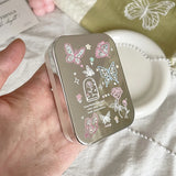 Popxstar Two Pack Contact Lens Case For Girls Portable Mini Contact Lens Box Contact Lens Container Soak Storage Kit