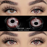 Popxstar  Cosplay Contact Lenses Makeup Colored Pupils Cosmetics Black Lenses Halloween Green Contact Lenses  White Pupils Red lens
