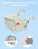 Popxstar New 2 Sets Upgrade Poolside Storage Basket, Pool Accessories For Above Pool, Swimming Pool Storage Basket with Pool Cup Holder