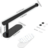 Popxstar Self Adhesive or Drilling Paper Towel Holder Under Cabinet Paper Towel Holder Stainless Steel Wall Mounted Paper Towel Holder