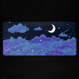 Popxstar Pink Mouse Pad Skyscape Large Mousepad 90x40 Gaming Accessories Pads Rubber Computer Desk Mat Xxl Extended Mouse Mats