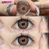 Color Contact Lenses with Container Tweezers Green Color Eye Lenses Blue y2k Colorcon High Quality Brown Natural Lenses