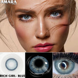 1 Pair Color Contact Lenses for Eyes Natural Brown Lenses Beauty Fashion Monet Lense Blue Lenses Green Eye Contact