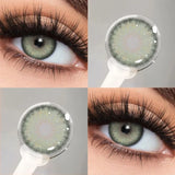 1Pair New Natural Colored Contacts Green Lenses Beauty Pupils for Eyes Brown Contact Lenses Cosmetics Fast Shipping