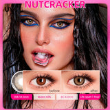 Popxstar Contact Lenses Color Cosmetics Multicontact Eye Contact Lenses Korean Makeup Colored Puipls Cosmetic Natual Lens Gray Lens