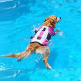 Medium Large Dog Professional Swimming Life Jacket Wear Resistant Oxford High Flotation Sleeveless Safety Water Vest