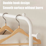 Popxstar Double Layered Clothes Rack Simple Multilayer Storage Locker Multifunctional Bedroom Thickened Double Rods Garment Rack