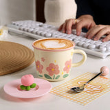 Popxstar  High Aesthetic Ins Style Ceramic Mug Creative Coffee Cup