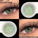 2pcs Natural Color Contact Lenses for Eyes Soft Lenses Colorful Beauty Pupils Gray Brown Contacts Yearly Blue Eye Lens