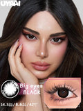Color Contact Eye Color lenses Natural Pupils Green Lens Makeup Big Eyes Black Pupils Gray Lenses Colorcon Water Light