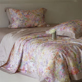 Luxury 100% Lyocell Floral Pattern Summer Blanket Set or 1Pcs Natural Eucalypthus Fabric Cooling Quilt Silk Filling Comforter