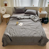 Popxstar  new seersucker summer cool quilt double yarn summer air conditioner thin quilt machine washable student dormitory quilt