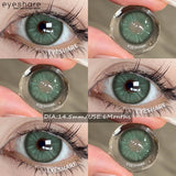 2pcs NEW Colored Contact Lenses Fashion Blue Eyes Lenses Gray Beauty Pupils Brown Eyes Contacts Green Lens 6 Months Use