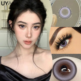 Popxstar NEW Cosplay Colored Contact Lenses for Eyes Anime Purple Lenses Cosmetic Blue Eye Contacts Brown Natural Fashion Lenses
