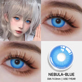 Popxstar  1pair/2pcs Colored Contact Lenses for Eyes Pink Contacts Purple Lenses Cosplay Contact Lenses Yearly Fashion Eye Lenses