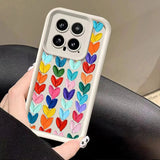 Oil Painting Love Heart Phone Case for Xiaomi Poco M6 X6 X5 X3 F5 F6 Pro Mi 14T 14 13T 12T 13 12 11 Lite5G Shockproof Back Cover