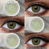 1 Pair Natural Eyes Color Contact Lenses for Eyes Brown Gray Beauty Pupils Blue Contacts Lens Yearly Cosmetic Lens