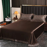 Popxstar Luxury Natural Mulberry Silk Bed Sheet Set or Only A Bedsheet High-end Stain Queen Ruffles Bed Sheet and Pillowcase Bed Linens