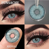 1 Pair Lucifer Series Color Contact Lenses for Eyes Natural Blue/Brown/Gray/Green Lens 14.5mm Big Eyes Contacts Yearly