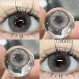 Popxstar  1Pair Natural Contact Lenses Soft Moisturizing Brown Lenses Prescription Myopia Degree -0.00to-8.00 Beautiful Pupil