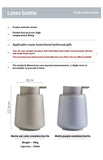 Popxstar Nordic Ceramic Foam Bottle Simple Lotion Bottle Hand Sanitizer Bath Gel Shampoo Foam Press Bottle Bathroom Accessories