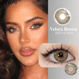 NEW Contact Lens Makeup Green Lens Cosmetic Eye Color Lenses Woman Accesories Natural Brown Eyes Contacts With Big Pupil