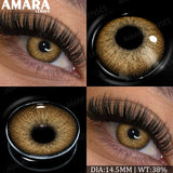 Popxstar  Fashion Colored Contact Lenses Natural Brown Eye Lens Gray Contact Eye Lenses Blue Lenses Contacts for Dark Eyes