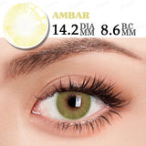 Popxstar 【1*contacts Lenses+1*tweezers+1*lenses Case】 Contacts Pupil Natural Contact Lenses For Eyes Yearly Cosmetic Contacts Lenses