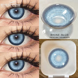 1pair Green and Red Anime Cosplay Colored Contact Lenses for Cosplayers: Daily, Party, and Eye Beauty Makeup Contacts