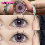 Popxstar Anime Lenses for Eyes y2k Pink Lenses Korean Style Fashion Lenses for Halloween Purple Eye Contacts 1 Pair Red Lenses