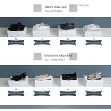 Popxstar Shoe Organizer Stackable Shoe Storage Boxes Drawer Type Front Opening Shoe Rack Organizer Cabinet Shoes Container Thick Plastic