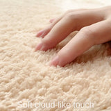 Popxstar 20Pcs Soft Plush Baby Play Mat for Winter Crawling, Interlocking Foam Tiles Rug for Kids Room and Living Room 30x30cm