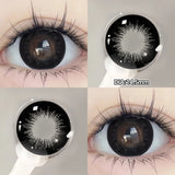 Popxstar  1 PAIR Big Brown Contact Lenses for Makeup Eyes Big Black Lenses Myopia Color Contact Lenses Belleza Pupils Grey Lenses