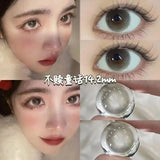 Popxstar 2PCS New Green Prescription Contact Lenses Fashion Pupils Cosmetics Eye Color Lenses Myopia Colored Contact Lenses Blue