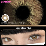 Popxstar  Natural Brown Big Eyes Color Contact Lenses for Eyes Blue Beauty Natural Pupils Style Lens Contacts Fast Shipping Yearly