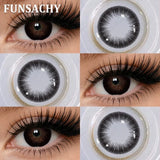 1 Pair Contact Lenses Big Brown Lenses for Eyes Beauty Pupils Comestic Eye Color Len Korean Pupils Makeup Accessoriess