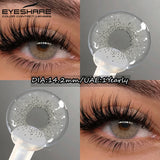 Popxstar Natural Brown Lenses Eyes Colored Cosmetic Contact Lens Blue Gray Eye Lens Green Eyes Contacts Yearly  Beauty Pupils
