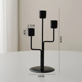 Popxstar 1pcs Candlestick Crafts Simple Nordic Desk Candle Ornament Candle Holder for Dining Room Thanksgiving Wedding Festivals Gift