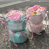 Popxstar  Finished Flower Bouquet Mother's Day Gifts Flower Artificial Flower Gifts Bride Wedding Flower Bouquet Graduations Bouquet Gifts