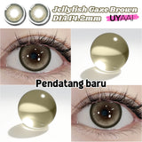Popxstar  1Pair Fashion Big Lenses Colored Contact Lenses for Eyes Beauty Blue Eyes Lenses Natural Green Brown Grey Lens