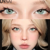 NEW Colored Contact Lenses Beauty Women Green Lens Nature Look Brown Lens Colorful Contact Lens 14.5mm Big Eyes Blue Lens