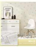 Popxstar Wallpaper Self-adhesive Moisture-proof Pastoral Flower Living Room Bedroom Waterproof Erasable Wall Sticker Home Decoration