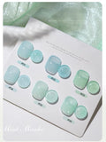 Autumn Winter Blue Black Red Glass Bead Crystal Cat Eye Gel Nail Polish New Whitening High Density Sparkling Nail
